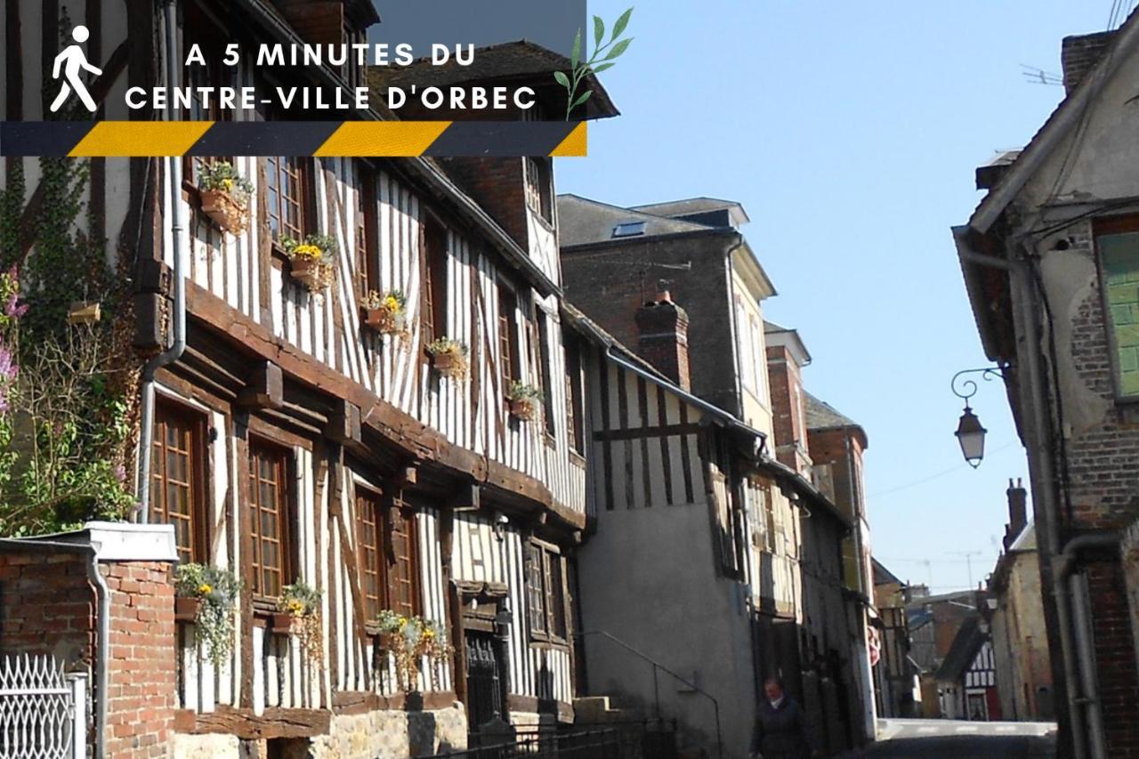 Suite Indus - Jardin, Netflix Et Parking - Le Manoir Aux Pommes Orbec Exterior photo